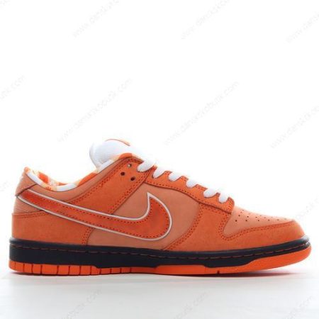 Billige Sko Herre Og Dame Nike SB Dunk Low ‘Hvid Orange’ FD8776-800