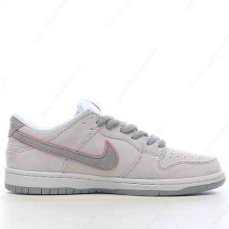 Billige Sko Herre Og Dame Nike SB Dunk Low ‘Hvid Pink’ 895969-160