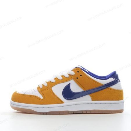 Billige Sko Herre Og Dame Nike SB Dunk Low ‘Lilla Hvid Orange’ BQ6817-800