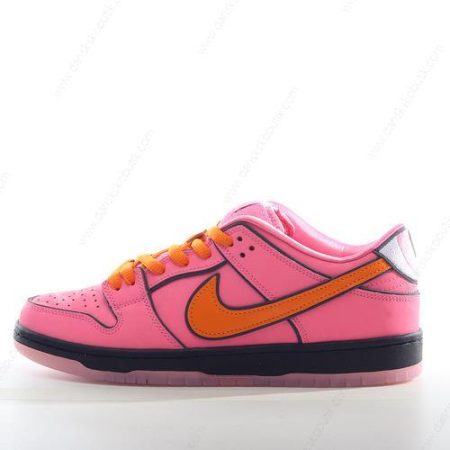 Billige Sko Herre Og Dame Nike SB Dunk Low ‘Pink Gul’ FD2631-600