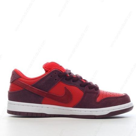 Billige Sko Herre Og Dame Nike SB Dunk Low ‘Rød’ DM0807-600