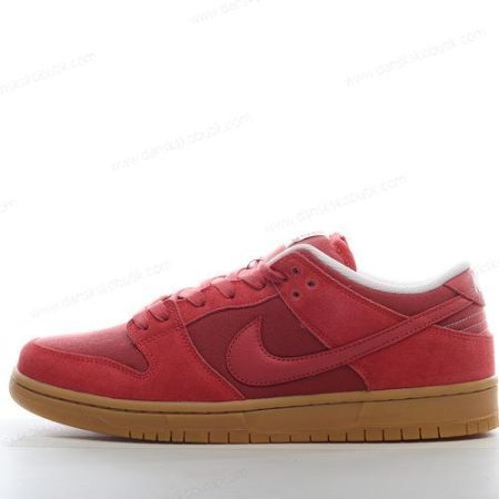 Billige Sko Herre Og Dame Nike SB Dunk Low ‘Rød’ DV5429-600