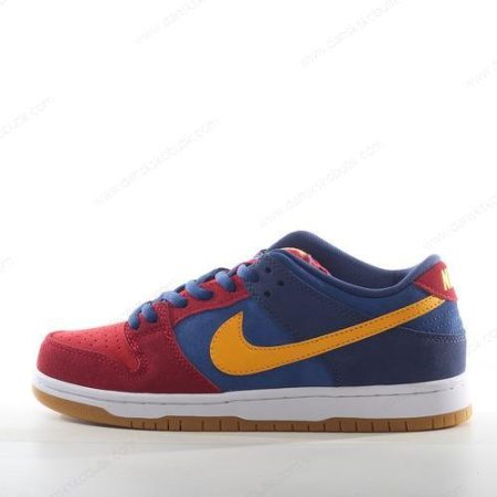 Billige Sko Herre Og Dame Nike SB Dunk Low ‘Rød Flåde’ DJ0606-400