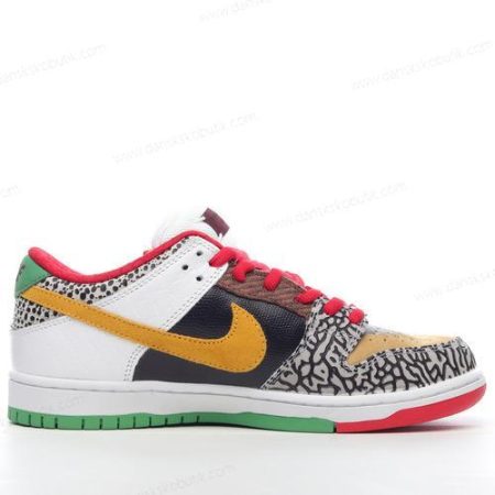 Billige Sko Herre Og Dame Nike SB Dunk Low ‘Rød Gul Sort Brun Grøn’ CZ2239-600