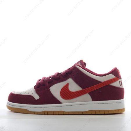 Billige Sko Herre Og Dame Nike SB Dunk Low ‘Rød Hvid’ DX4589-600