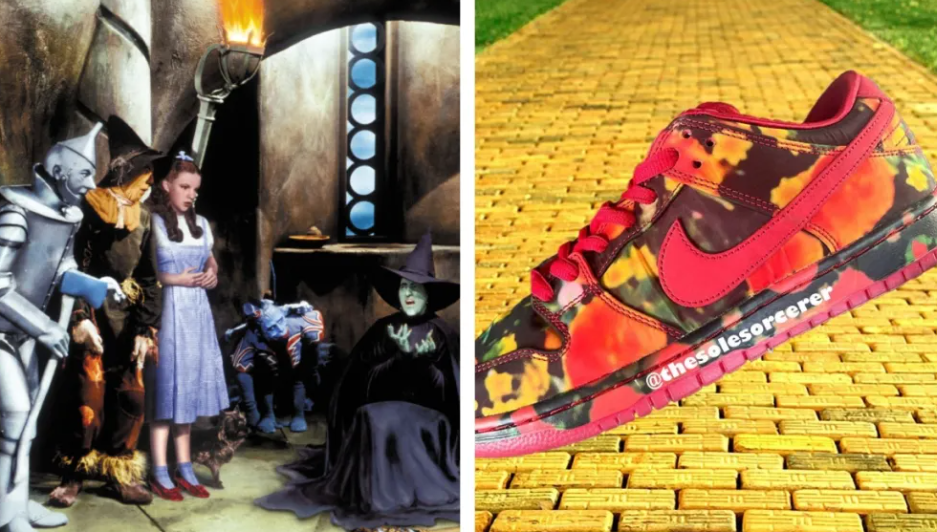 Oplev Nike SB x The Wizard of Oz-samarbejdet: en fusion af magi og kreativitet